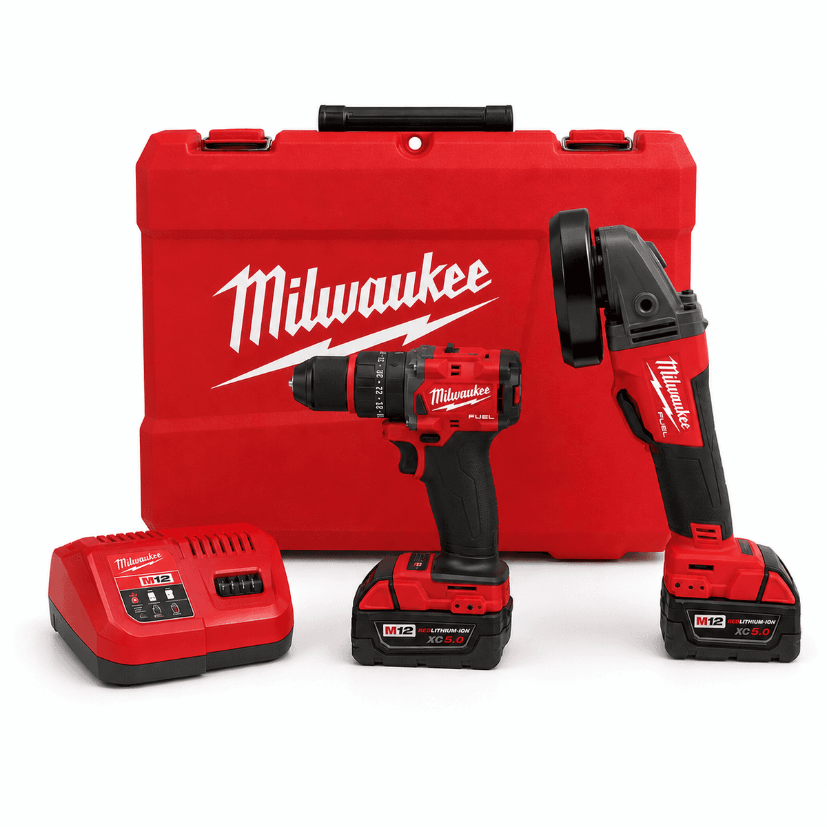 Milwaukee Set 2u1 · Bušilica + Brusilica
